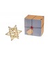 Dodecaedro Estrellado. Fabricado en latón dorado