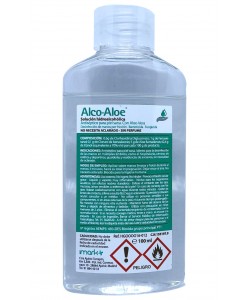 ALCO-ALOE GeL hidroalcohólico 100 ml - desinfectante de manos nivel quirúrgico con Aloe vera