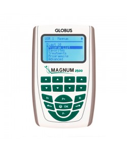 equipo magnetoterapia Magnum 2500 de GLOBUS con 2 canales y 52 programas