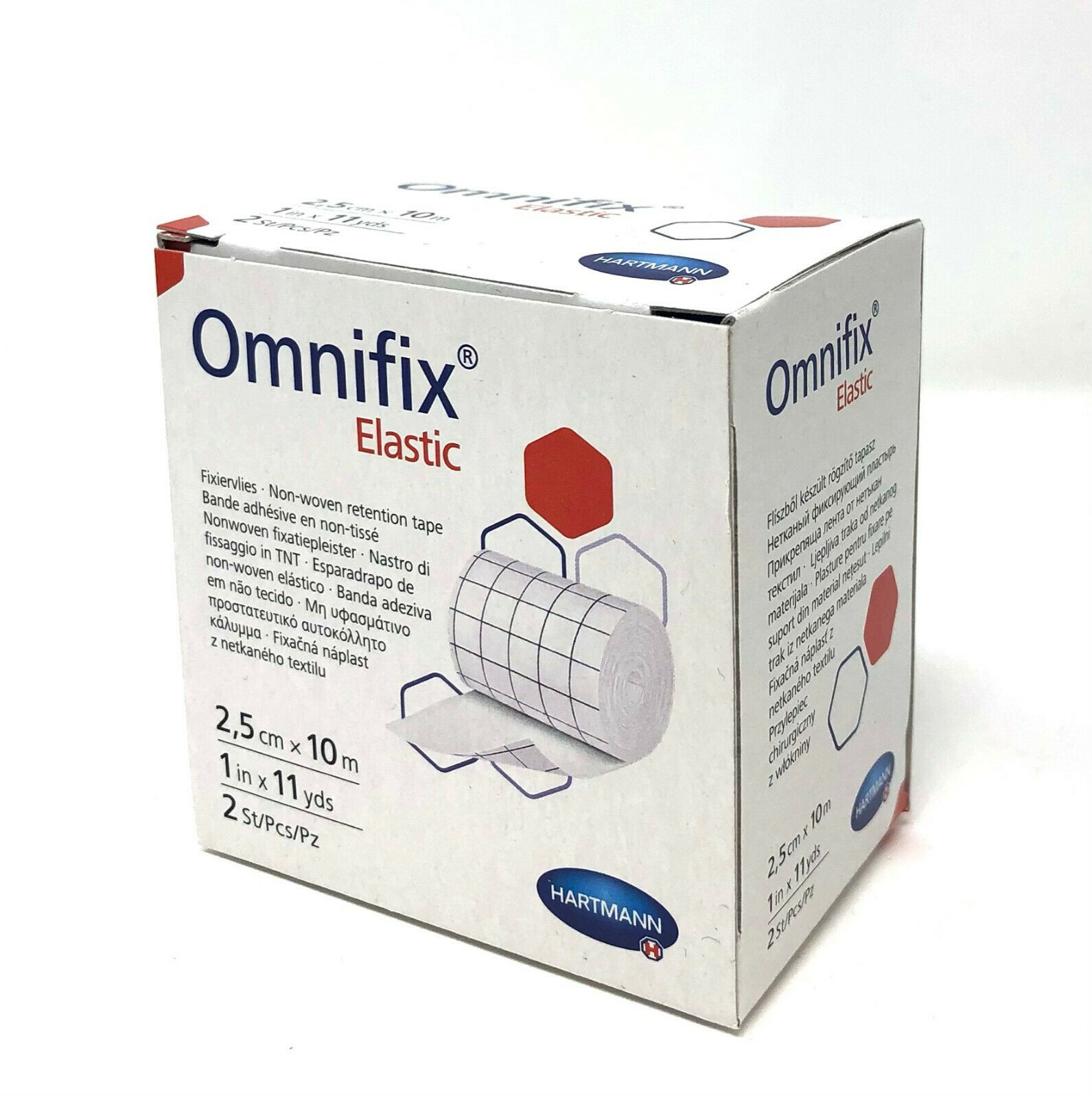Omnifix Cinta Adhesiva Elástica 2,5cmx10m 2uds